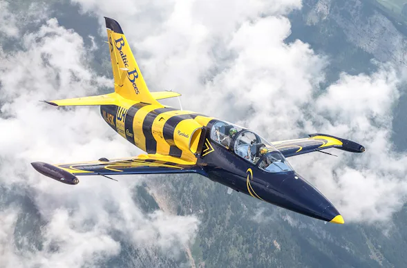 Jet Fliegen L-39 in Sion