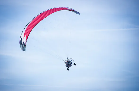 Motorgleitschirm fliegen Gaweinstal