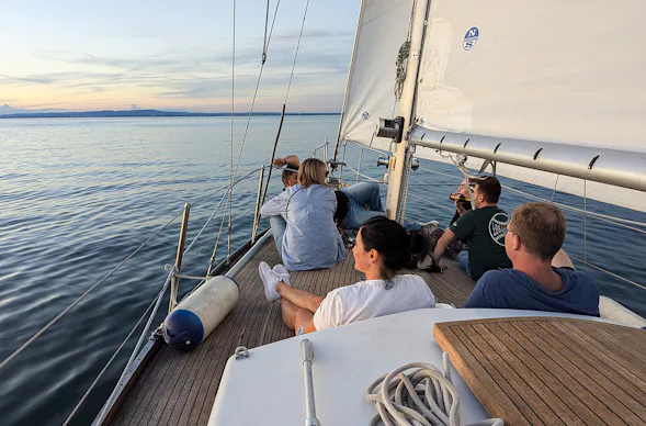 Segeln am Abend Bodensee für 2